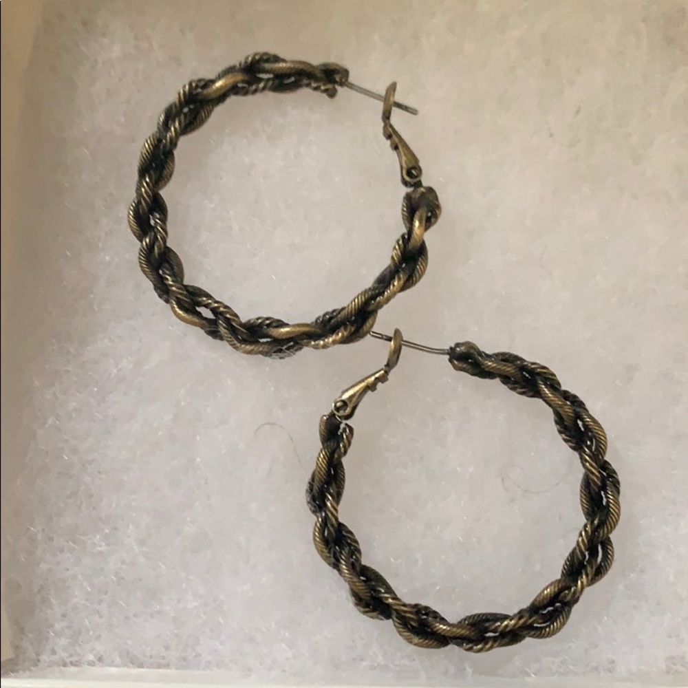 Lia Sophia Hoop Earrings